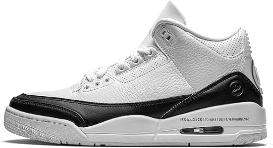 Fragment × Nike Air Jordan 3 White/Black Men's) Air Jordan 3 Retro SP x Fragment Design 'Hiroshi